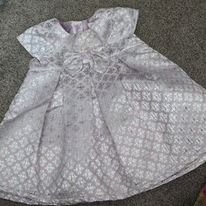 The Children's Place Silver and Lavender Formal Dress